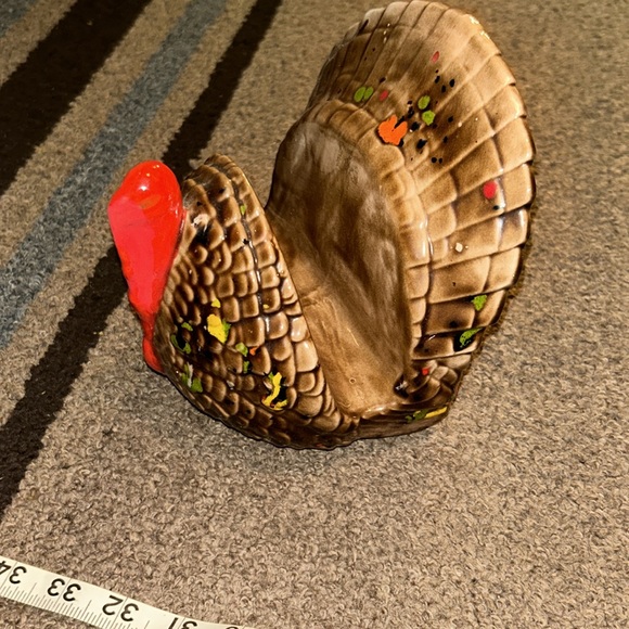Vintage Ceramic Turkey 🦃 Napkin Holder - Picture 2 of 8